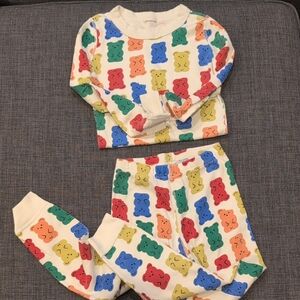Hanna Andersson Multicolor Bear Print Kids Pajamas
